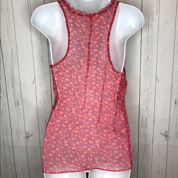 American Eagle Size 2 Semi Sheer Tank Top - Picture 4 of 5